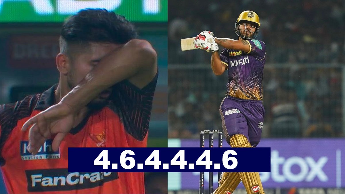 Nitish Rana Umran Malik: KKR skipper Nitish Rana smashes Umran Malik for 28 runs in one over during KKR vs SRH; IPL 2023, Kolkata Knight Riders, Sunrisers Hyderabad