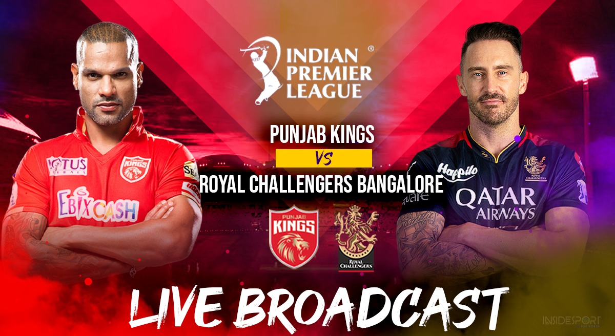 PBKS vs RCB LIVE Broadcast How and Where to Watch Punjab Kings vs Royal Challengers Bangalore LIVE Telecast on TV? Follow IPL 2023 LIVE updates