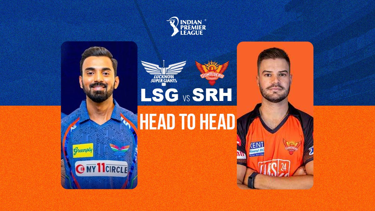 LSG vs SRH Head-To-Head, Check Head-To-Head record between Lucknow Super Giants and Sunrisers Hyderabad in the IPL. KL Rahul vs Aiden Markram, IPL 2023 Live