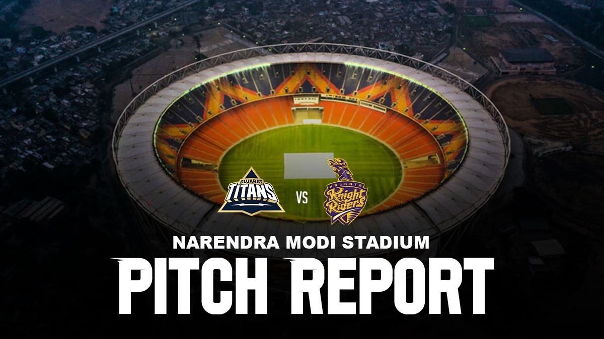 Narendra Modi Stadium Pitch Report, GT vs KKR: Ahmedabad Pitch to Aid Pacers? Check Team Stats, Records, & All Details here