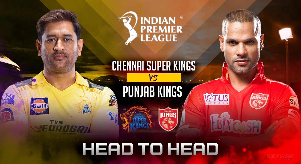 CSK vs PBKS Head-To-Head, Chennai Super Kings hosts Punjab Kings, Check Head-To-Head record, IPL 2023, MS Dhoni, Shikhar Dhawan, CSK vs PBKS, Chepauk, MA Chidambaram Stadium