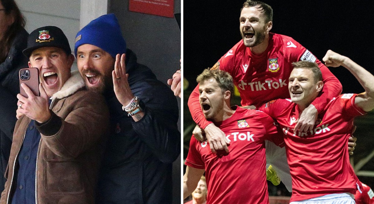 Wrexham FC Promotion Wrexham FC owners Ryan Reynolds and Rob