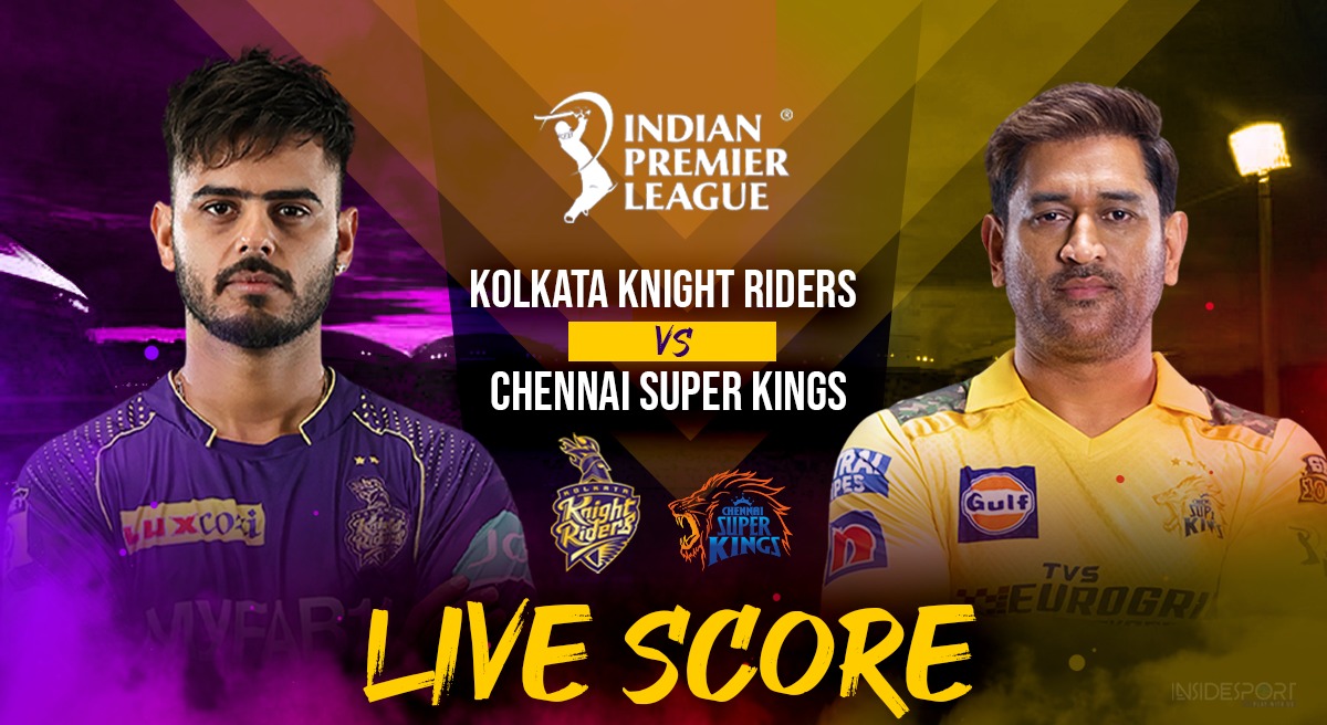 KKR vs CSK LIVE Score: Rampaging MS Dhoni's Chennai Super Kings take on  ailing Kolkata Knight