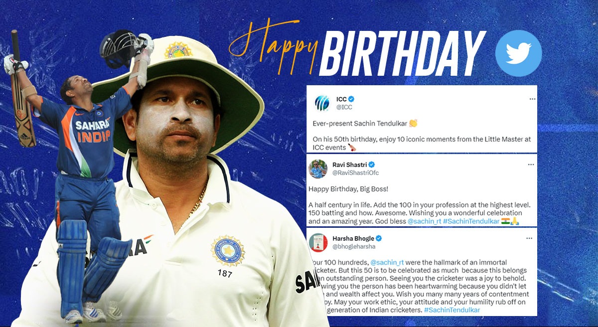 Sachin Tendulkar Birthday: Wishes pour in for 'God of Cricket ...