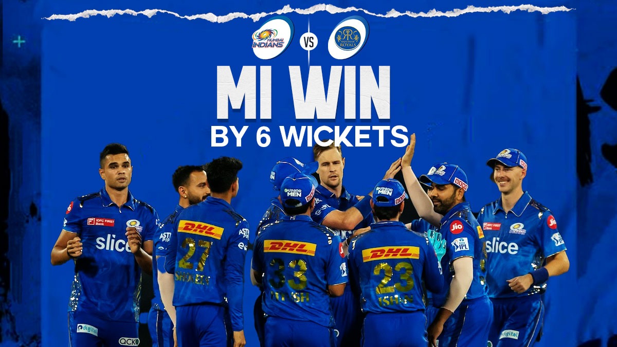 1000th IPL game, MI vs RR HIGHLIGHTS Mumbai Indians CREATE History, register HIGHEST run chase at Wankhede