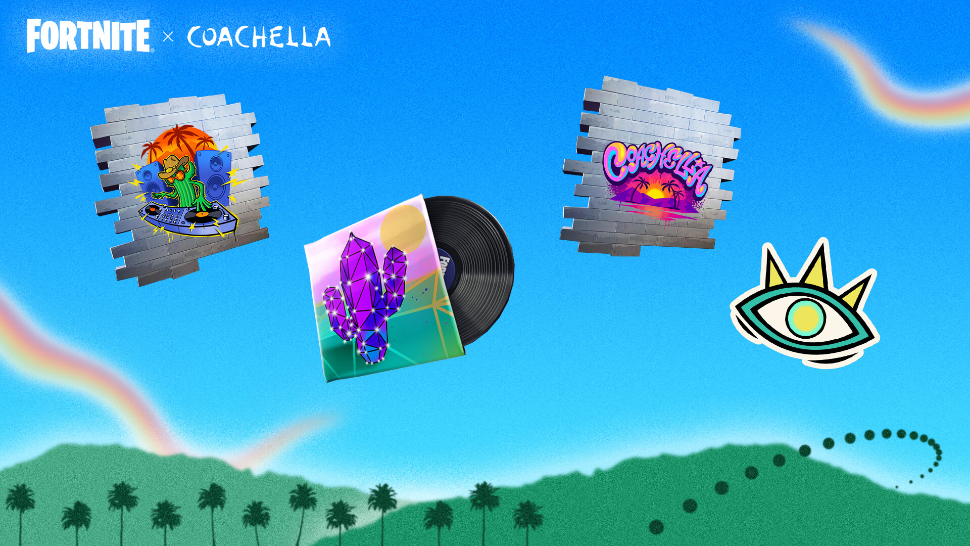 Fortnite x Coachella Challenge Take a ride to earn an ingame Rewards