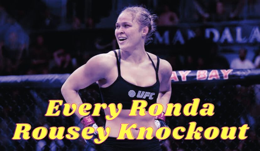 Mỗi lần Ronda Rousey bị loại ở UFC trước khi tham gia WWE