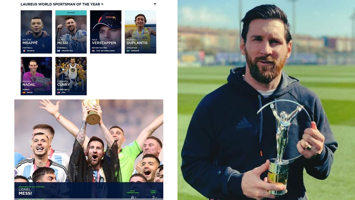 Laureus Awards 2023 Live Lionel Messi WINS Laureus World Sportsman of the Year, Follow Live Updates