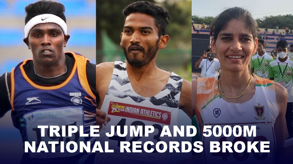 Los Angeles Athletics Meet Praveen Chithravel sets National Record in