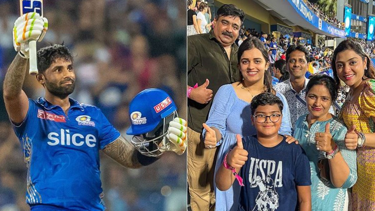 Suryakumar Yadav CENTURY: Maiden IPL century becomes EXTRA SPECIAL, SKY's whole family witnesses masterclass at Waknhede stadium, IPL 2023, MI vs GT