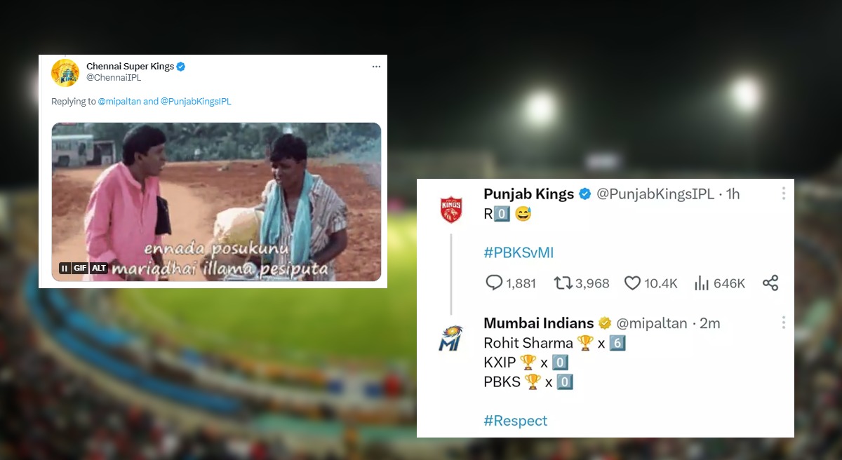 Mumbai Indians dan Chennai Super Kings bergabung dengan HANDS jelang pertarungan IPL 2023 manajemen Punjab Kings terpaksa menghapus Tweet Check out