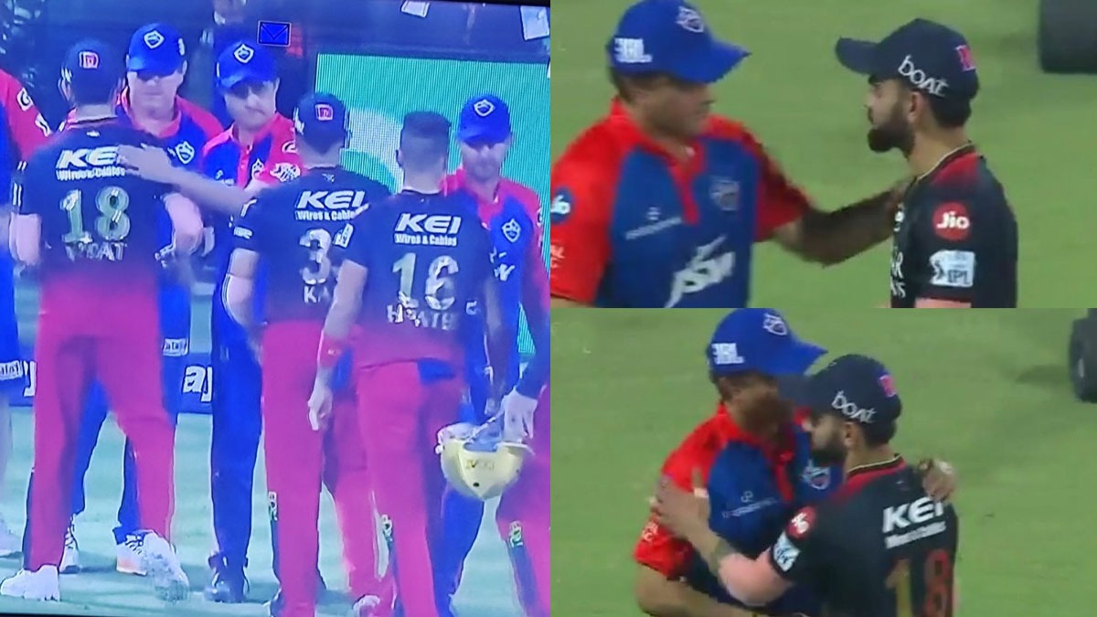 Kohli vs Ganguly NO MORE, Sourav Ganguly embraces Virat Kohli after DC vs RCB clash to end animosity, IPL 2023 LIVE, Delhi Capitals, Royal Challengers Bangalore