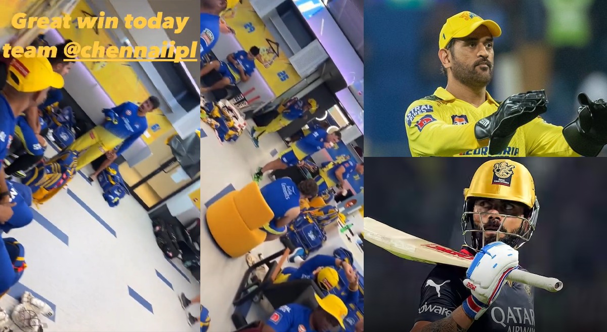CSK vs DC, IPL 2023: WATCH MS Dhoni namedrops Virat Kohli in Chennai Super Kings dressing room ahead of Delhi Capitals clash