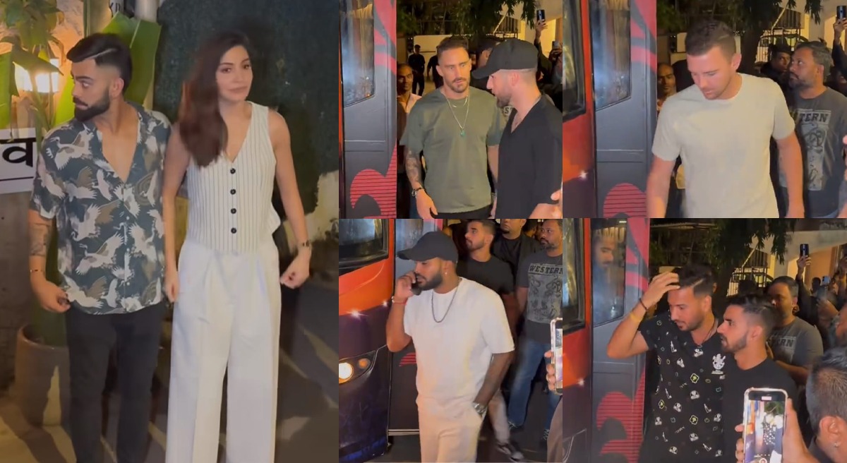 WATCH Virat Kohli-Anushka Sharma dazzles Mumbai Night time with steamy seems to be, RCB gamers arrive in Workforce Bus at Kohli’s lodge WATCH Virat Kohli-Anushka Sharma dazzles Mumbai Night time with steamy seems to be, RCB gamers arrive in Workforce Bus at Kohli’s lodge