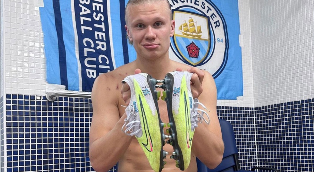 Erling Haaland: Man City's #9 scores another in the Premier League to make it 36 for the season, changes boots to mark the occasion, Check OUT