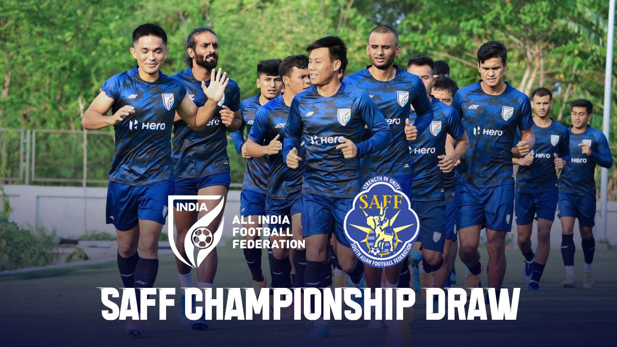 SAFF Championship 2023 Draw, SAFF Championship Draw, SAFF 2023, SAFF Draw, South Asian Football Federation, AIFF, Indian Football Team, Sunil Chhetri