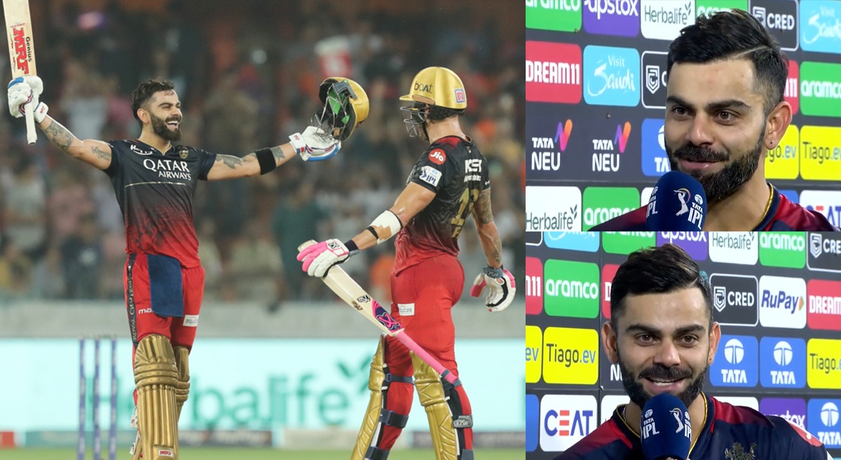 'It's Tattoos' WATCH Virat Kohli reveals his and Faf du Plessis' secret behind IPL 2023 success