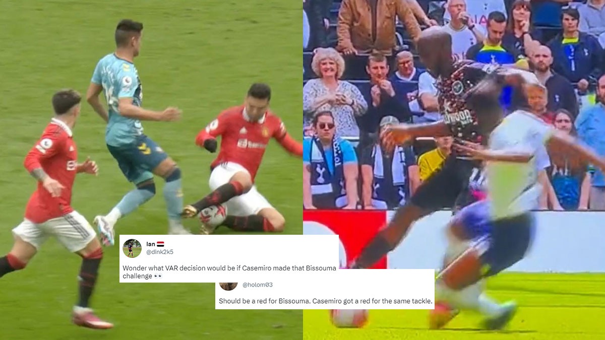 Yves Bissouma Foul, fans compare Bissouma's foul to Casemiro, Tottenham Hotspur, Premier League, Spurs vs Brentford, Bissouma vs Casemiro, Yoane Wissa