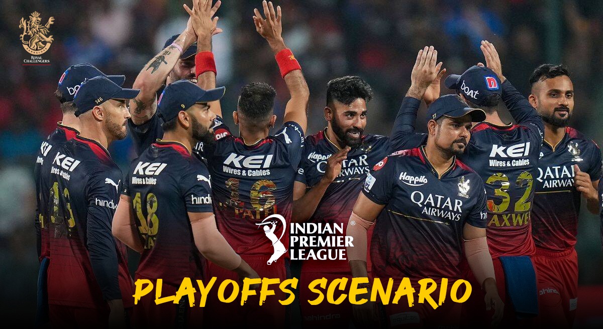 RCB Playoffs Scenario: With MI & RR lurking in, Virat Kohli & Co fate in their own hands on Blockbuster Sunday