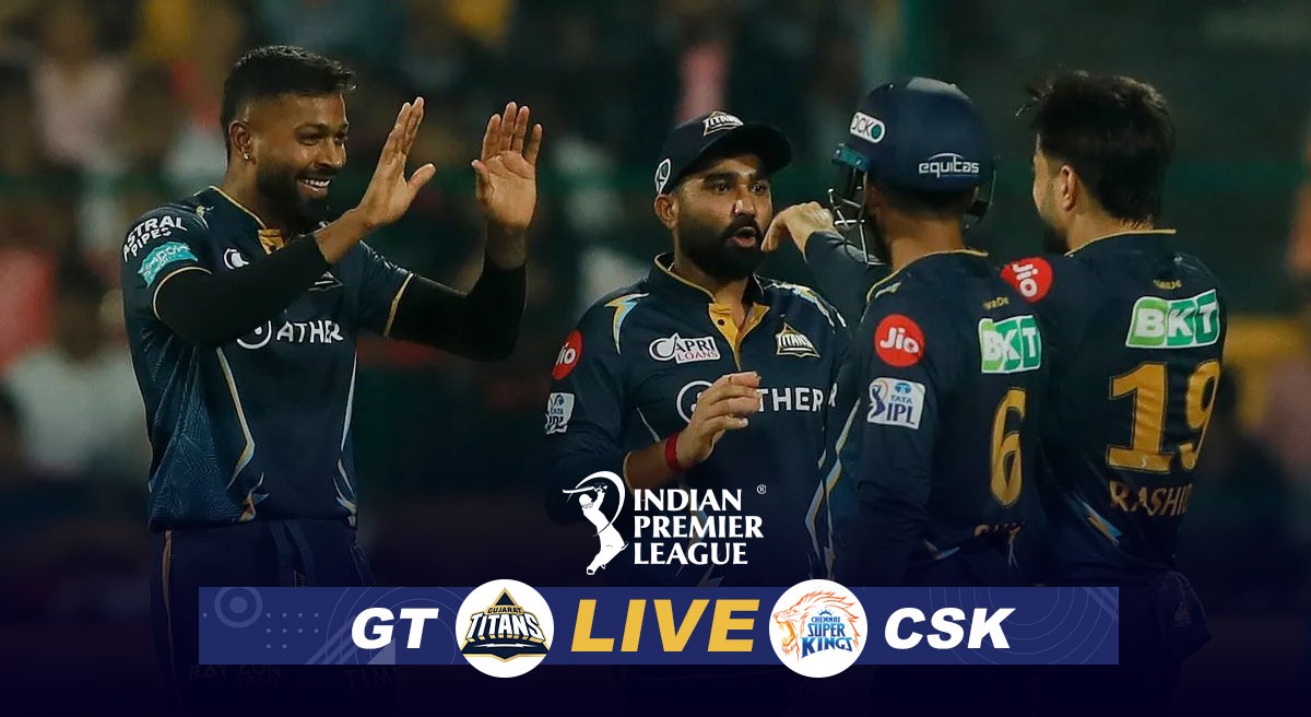 CSK lose fast wickets, Noor removes Dube, Rahane joins Conway, Observe IPL 2023 Qualifier 1 LIVE