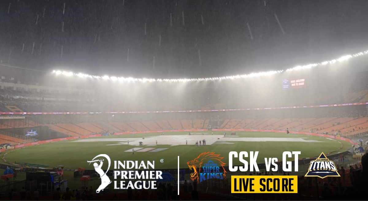 CSK vs GT LIVE Score: With rain gods persistent, MS Dhoni eyes perfect finish on IPL 2023 Final reserve day vs Gujarat Titans, Follow LIVE