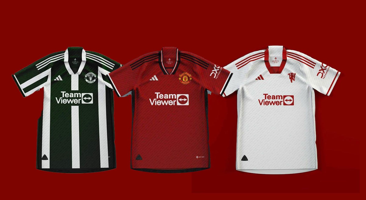 Manchester United Football Kits, 23/24 Home, Away & Third Shirts