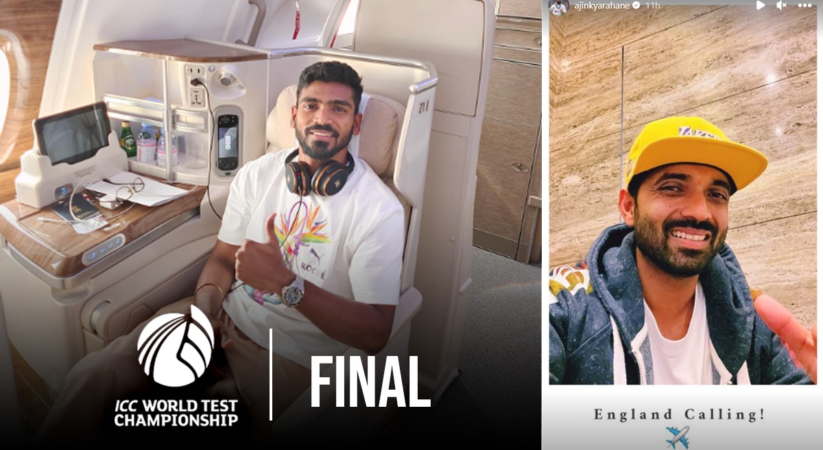 WTC Final 2023: Ravindra Jadeja, Shubman Gill, Ajinkya Rahane reaches London for IND vs AUS clash