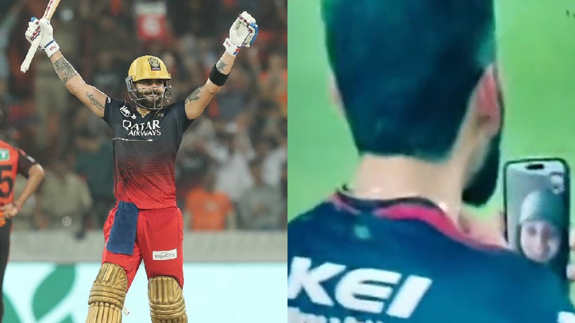 WATCH Virat Kohli face time Anushka Sharma after IPL 2023 century