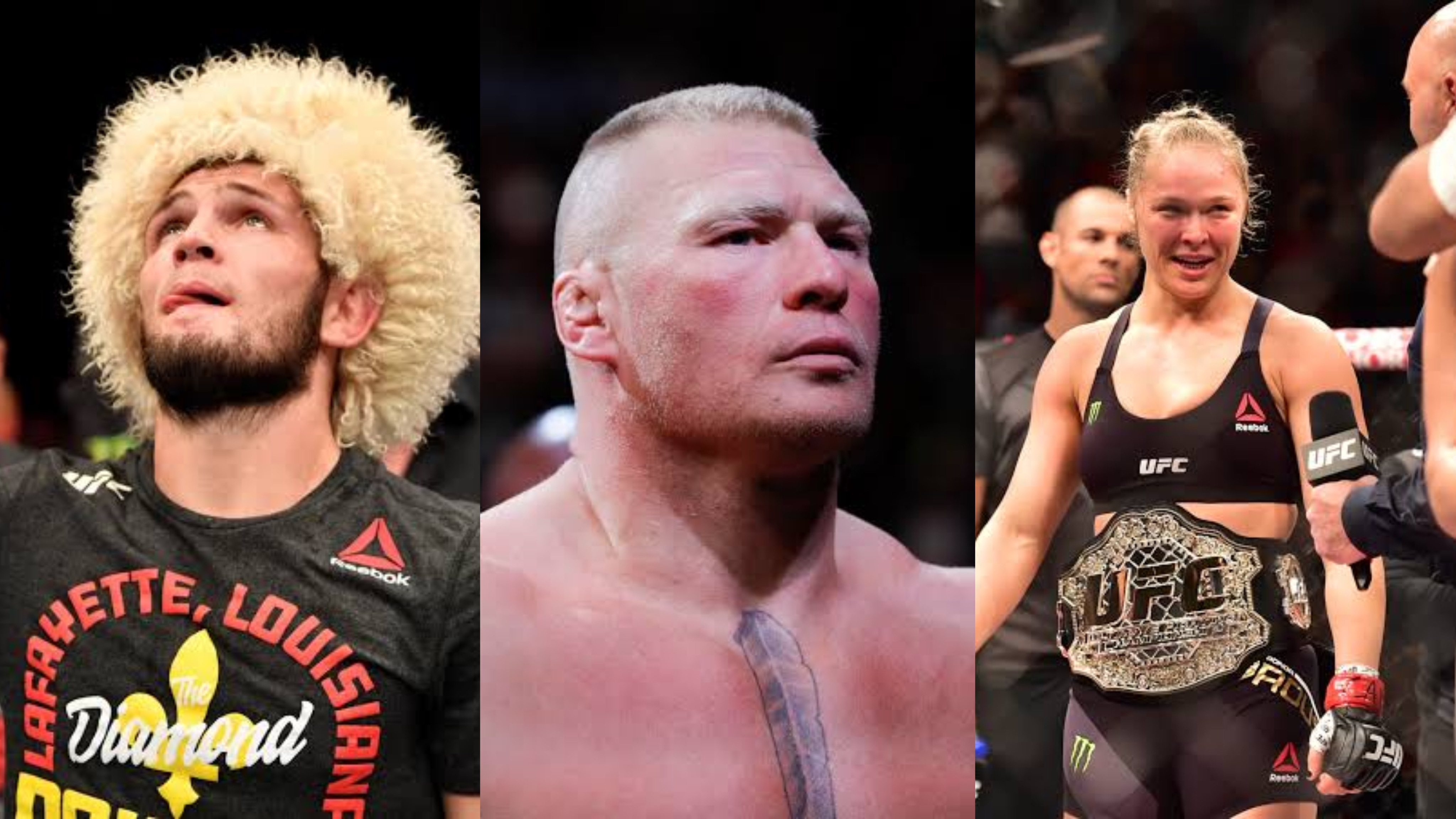 Những con số gây sốc chứng minh các ngôi sao WWE Brock Lesnar và Ronda Rousey là những siêu sao PPV tốt hơn Khabib Nurmagomedov ở UFC