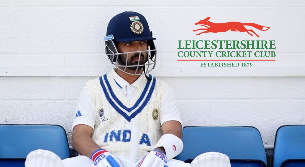 Ajinkya Rahane has decided to play for English county side Leicestershire in Division II after the two-test series on the India Tour of the West Indies.