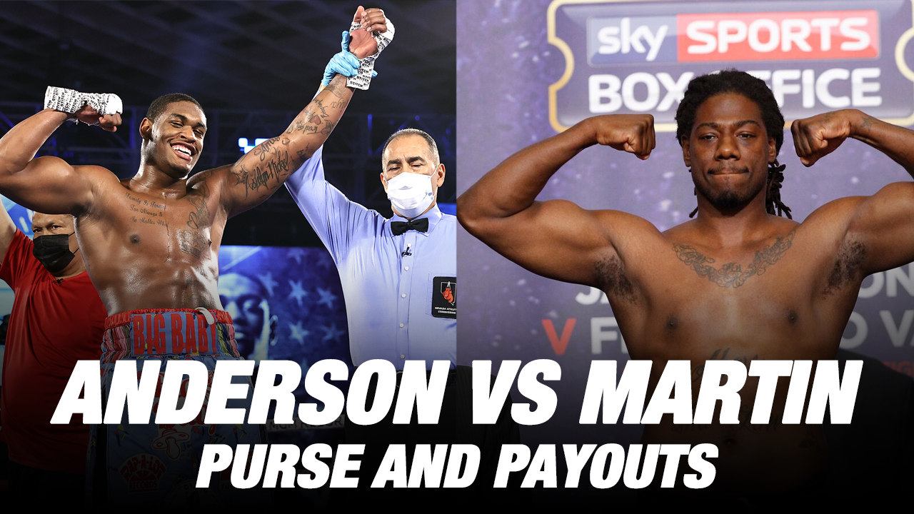 Jared Anderson vs Charles Martin Purse and Payouts Which Boxer Will Make More Money in This
