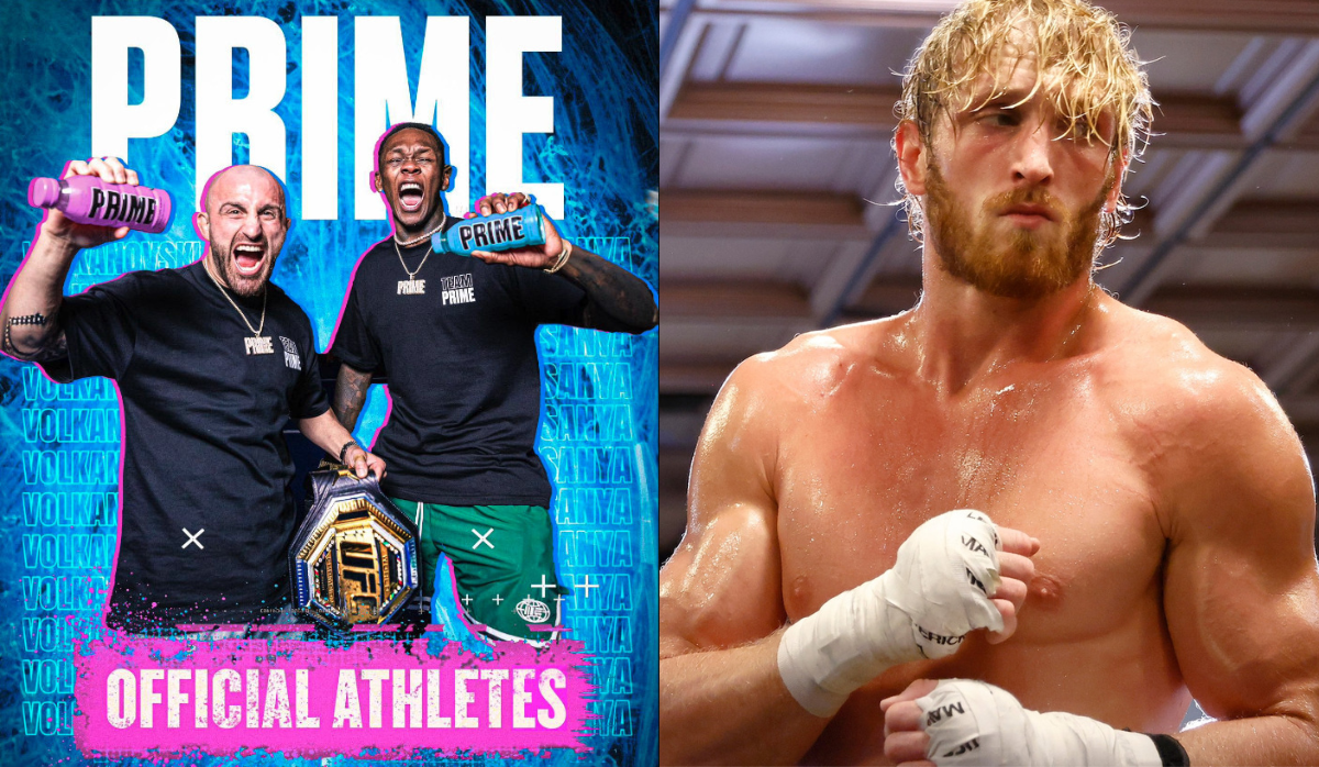 Logan Paul's Girlfriend Nina Agdal and Others React To The WWE Star Making a 'Major' Partnership with UFC Champions Israel Adesanya and Alexander Volkanovski