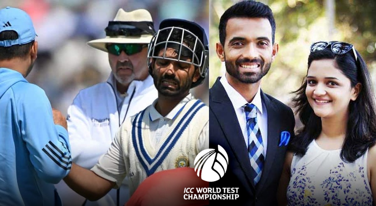 Resilient Ajinkya Rahane refused to go to scans, reveals his wife Radhika Dhopavkar. Rahane is accompanied with Virat Kohli on Day 5 of WTC Final 2023.