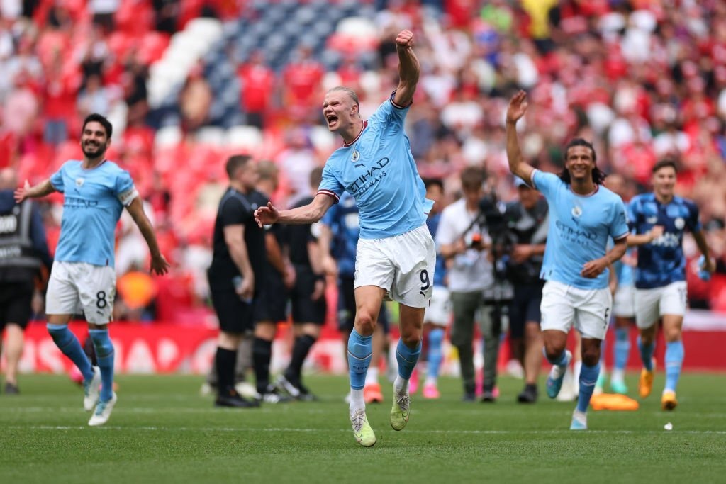 Man City vs Man United: Manchester City claim second trophy of season to lift FA Cup after beating Manchester United in the finals with a score of 2-1