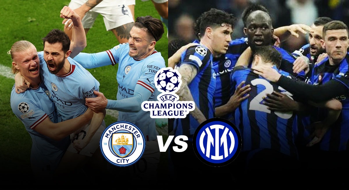 Manchester City vs Inter Milan - MCI vs INT - Erling Haaland và Lautaro Martinez của Man City thi đấu trong trận chung kết UEFA Champions League