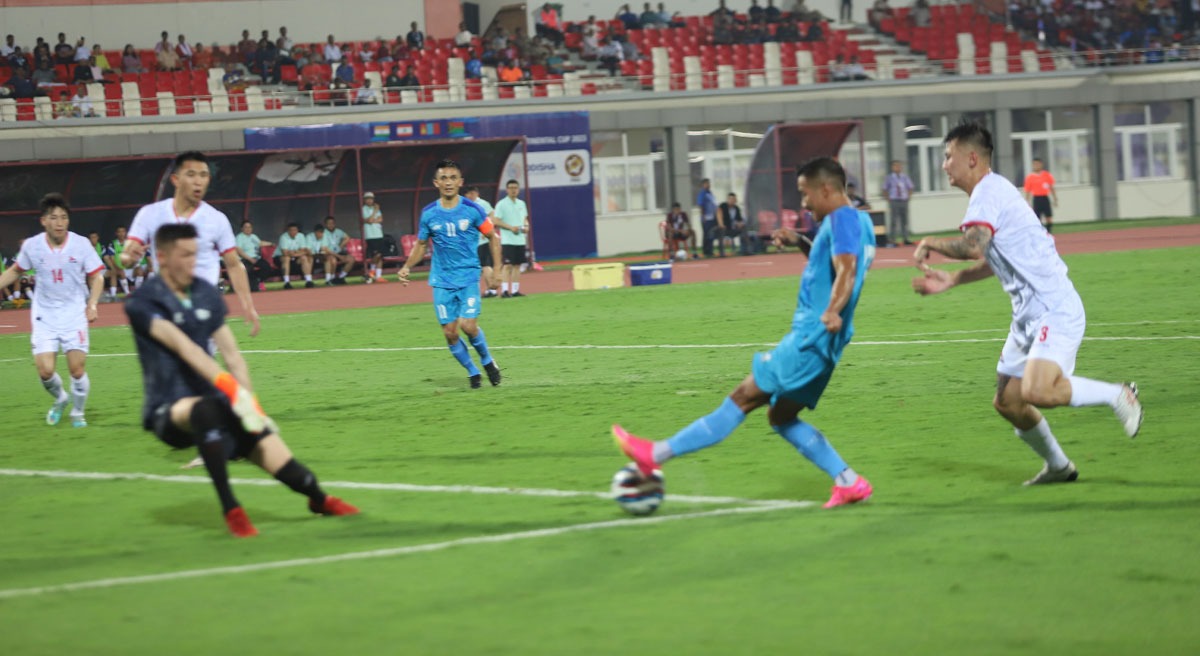 India vs Mongolia in Intercontinental Cup 2023, Lallianzuala Chhangte and Sahal Abdul Samad secure a 2-0 victory for Indian Football Team