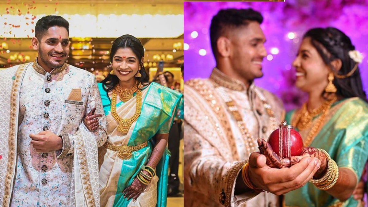 Tushar Deshpande begins new innings, gets engaged to ‘school crush’ Nabha Gaddamwar