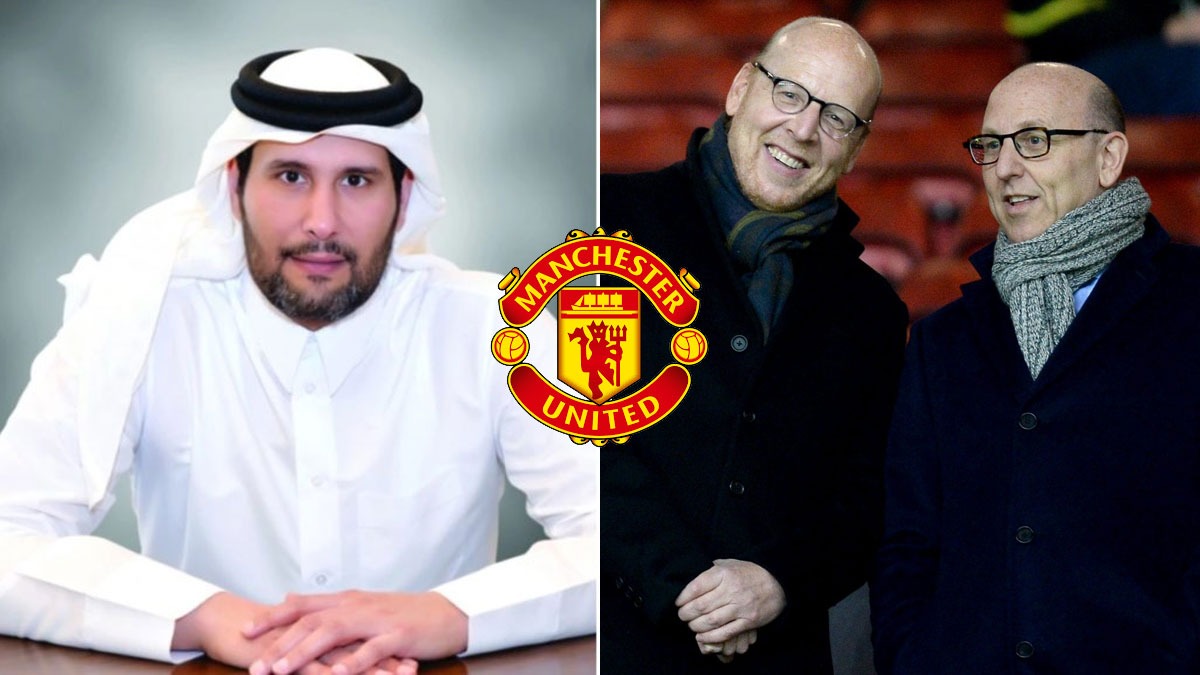 Manchester United tiếp quản xong?  Sheikh Jassim được cho là đã thắng thầu mua Quỷ đỏ khi giá cổ phiếu của Câu lạc bộ TĂNG