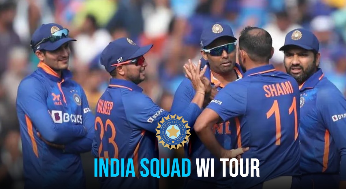 India Squad WI Tour to be announced on June 27