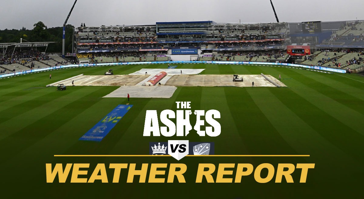 Edgbaston Weather Report, ENG vs AUS Rain set to play spoilsport on Day 5 in Ashes Opener