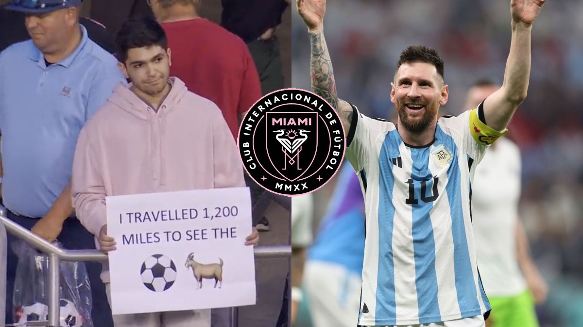 Inter Miami and Lionel Messi fan travels to see Argentina star Leo Messi play his debut match against MLS team Philadelphia Union on Saturday