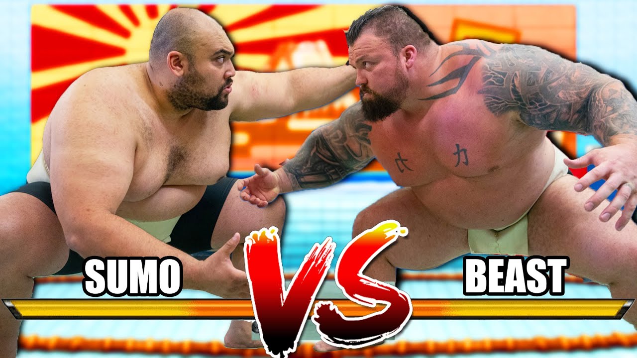 World's Strongest Man Eddie Hall Faces a Sumo Wrestler and The Result Leaves Internet Into Spills- '(Mega) Heavyweight Division’.