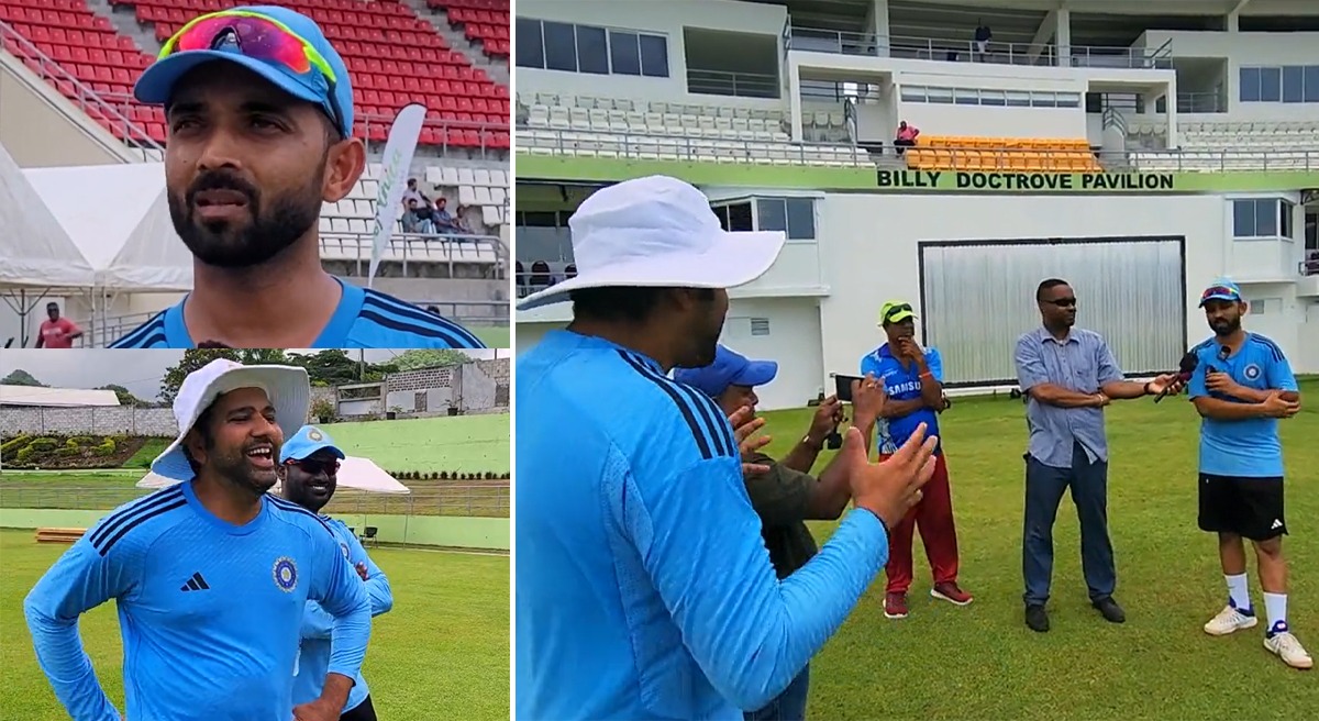 'I'm still young' WATCH Ajinkya Rahane leave Reporter Rohit Sharma in splits