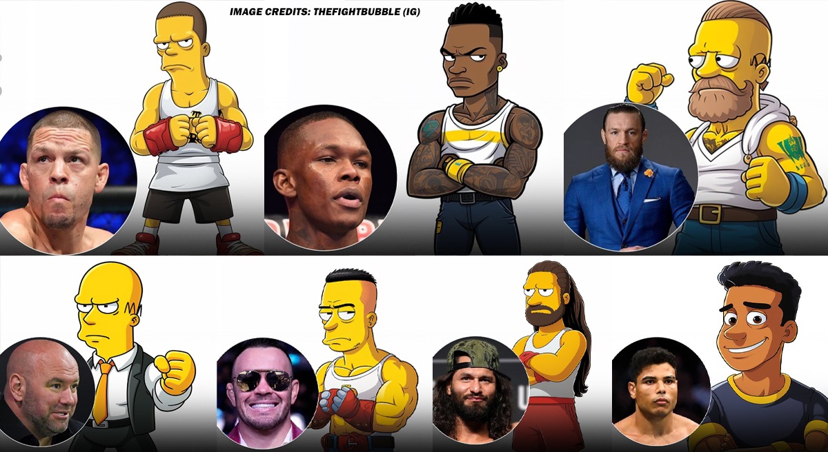 Artificial Intelligence (A.I) Grabs Conor McGregor's Reaction By Recreating Him and Other UFC Stars Like Nate Diaz as Simpson Characters- Check