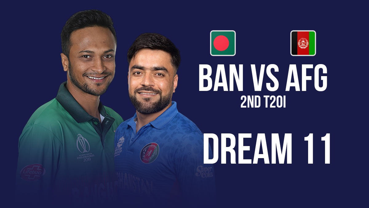 BAN vs AFG Dream11: Check out the Top Fantasy Picks, Probable Playing XIs & Pitch Report for BAN vs AFG 2nd T20I.