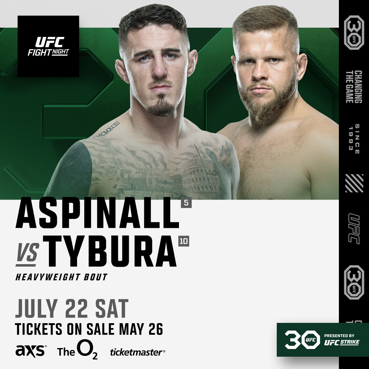 UFC Dövüş Gecesi Ne Zaman Tom Aspinal vs Marcin Tybura: Tarih, Mekan, Başlangıç ​​Saati, TV Kanalı, Tam Dövüş Kartı, Oranlar ve Daha Fazlası