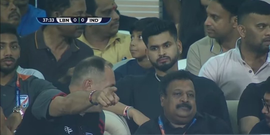 Ấn Độ vs Lebanon: Không thể thực hiện chuyến du đấu IND vs WI, Shreyas Iyer ủng hộ Sunil Chhetri & Co ở Bán kết Giải đấu SAFF 2023