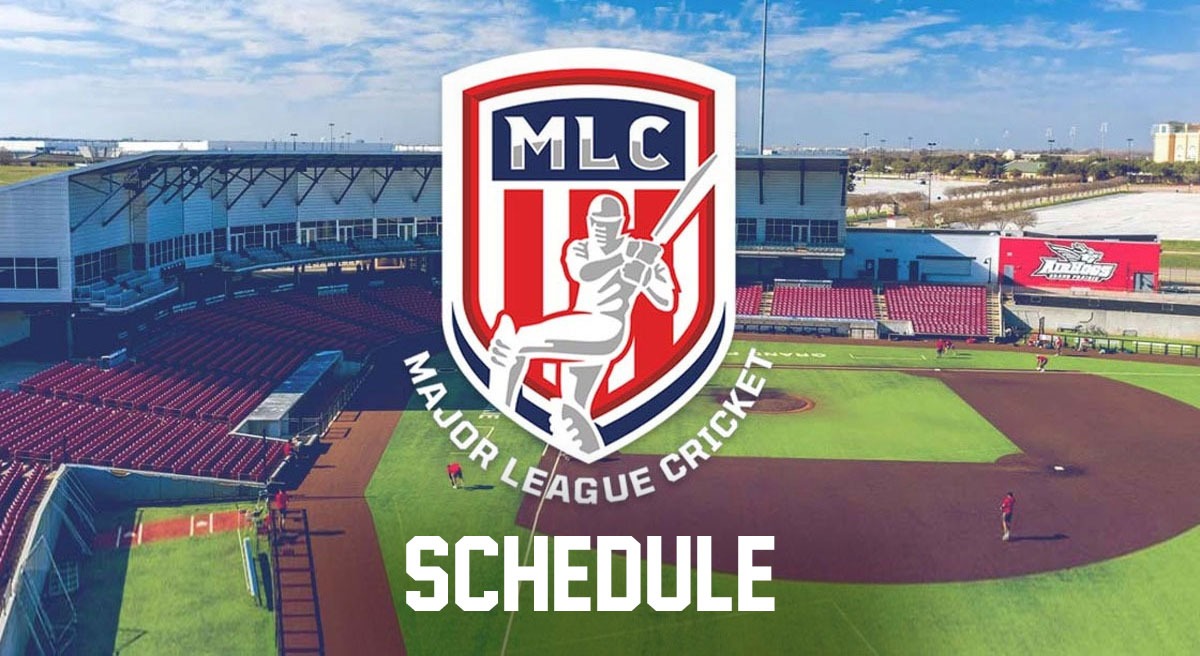 MLC 2023 CHECK OUT Major Cricket League Schedule, Timings & Fixtures
