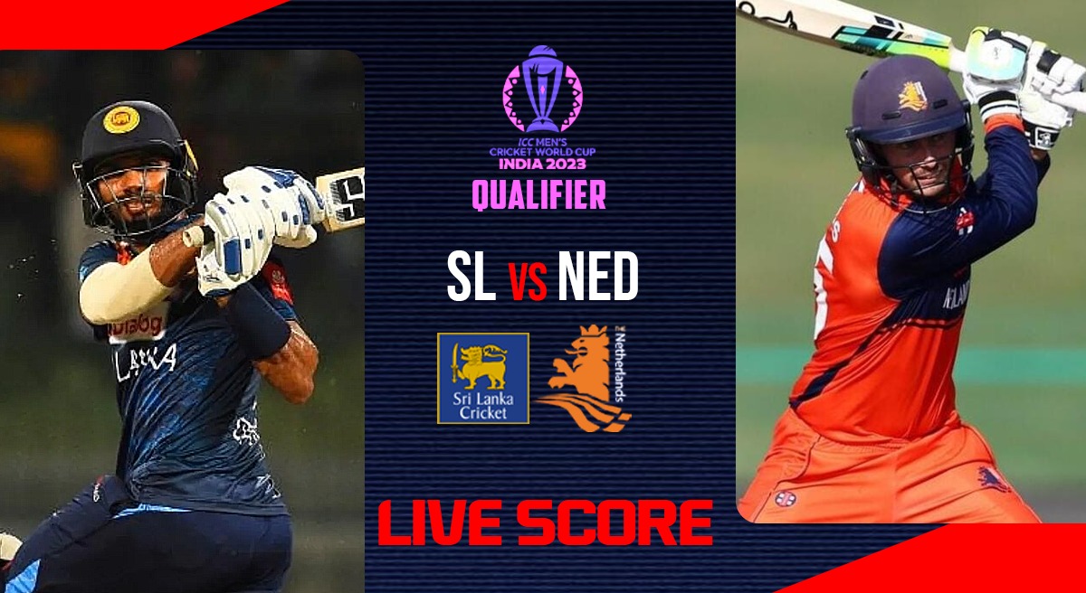 SL vs NED LIVE Score: Sri Lanka will go head-to-head against the Netherlands in the World Cup Qualifiers 2023 Final on July 9.