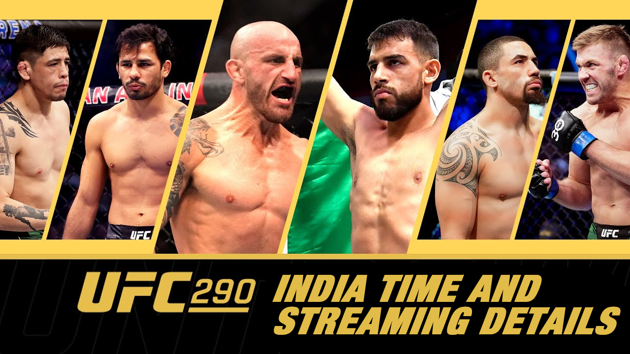 UFC 290 India Start Time and TV Channel: Where and When to Watch